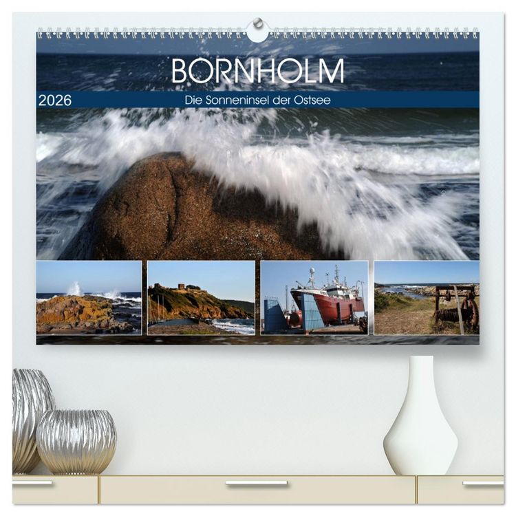 Produktbild: Bornholm - Sonneninsel der Ostsee (hochwertiger Premium Wandkalender 2026 DIN A2 quer), Kunstdruck in Hochglanz