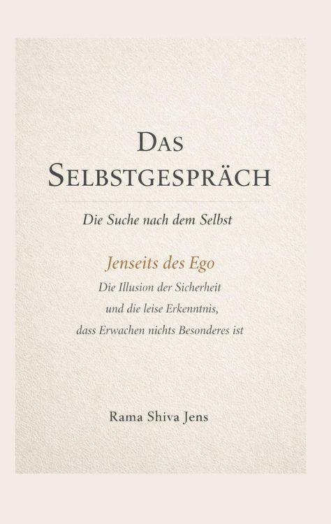 Produktbild: Das Selbstgespr&auml;ch - Die Suche nach dem Selbst