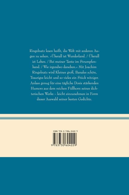 Produktbild: Joachim Ringelnatz, &Uuml;berall ist Wunderland - Die sch&ouml;nsten Gedichte