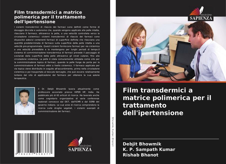 Produktbild: Film transdermici a matrice polimerica per il trattamento dell'ipertensione