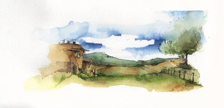 Produktbild: Faber-Castell Aquarellmarker Albrecht Dürer 5er Etui Plein Air