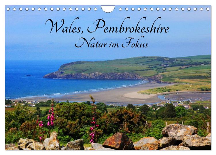 Produktbild: Wales Pembrokeshire - Natur im Fokus- (Wandkalender 2026 DIN A4 quer), CALVENDO Monatskalender