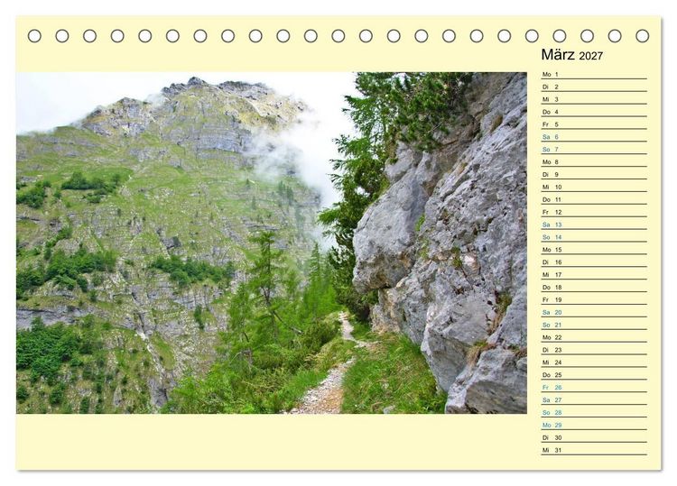 Produktbild: Slowenien - Impressionen eines Naturjuwels (Tischkalender 2027 DIN A5 quer), CALVENDO Monatskalender