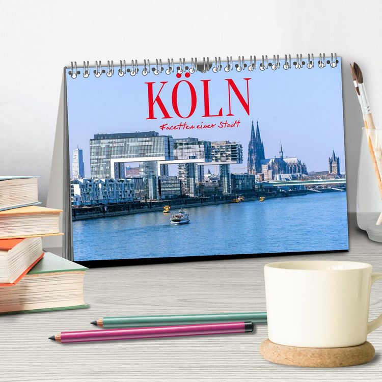 Produktbild: K&ouml;ln - Facetten einer Stadt (Tischkalender 2026 DIN A5 quer), CALVENDO Monatskalender