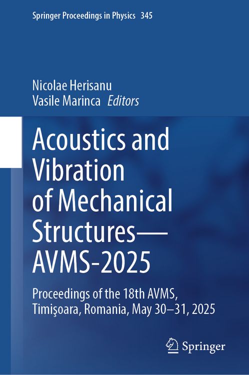 Produktbild: Acoustics and Vibration of Mechanical Structures&mdash;AVMS-2025