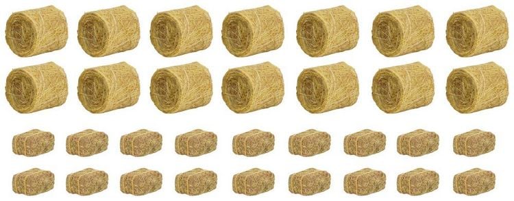 Produktbild: Faller 181286 14 runde und 18 eckige Heuballen Fertigmodell