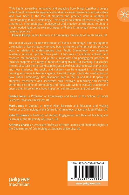 Produktbild: Public Criminology