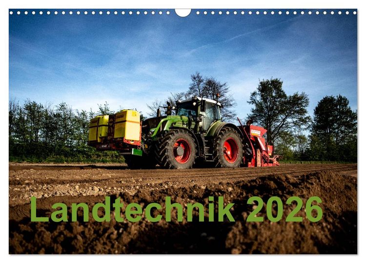 Produktbild: Landtechnik 2026 (Wandkalender 2026 DIN A3 quer), CALVENDO Monatskalender