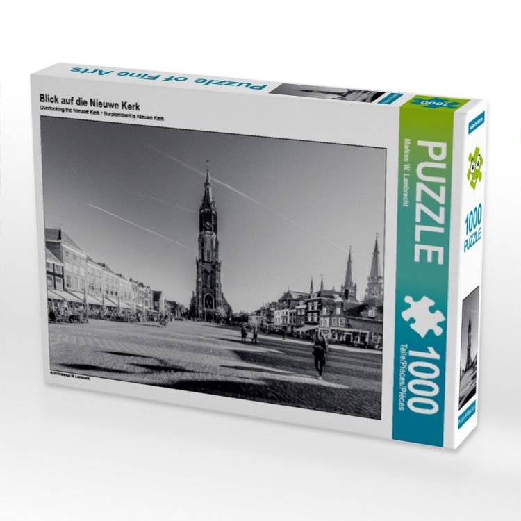 Produktbild: CALVENDO Puzzle Blick auf die Nieuwe Kerk 1000 Teile Puzzle quer | 1000 Teile Lege-Gr&ouml;&szlig;e 64 &times; 48 cm Foto-Puzzle f&uuml;r gl&uuml;ckliche Stunden