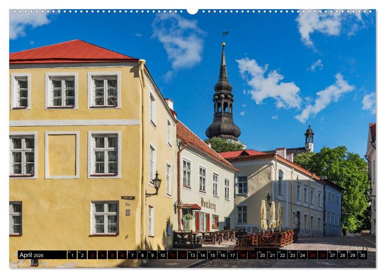Produktbild: Ein Wochenende in Tallinn (Wandkalender 2026 DIN A2 quer), CALVENDO Monatskalender