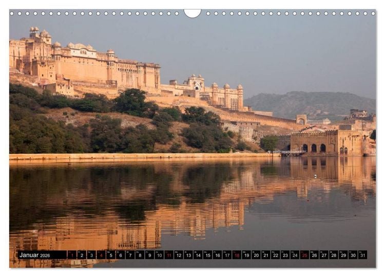 Produktbild: Indien - Rajasthan (Wandkalender 2026 DIN A3 quer), CALVENDO Monatskalender