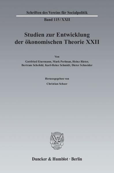 Produktbild: Ideen, Methoden und Entwicklungen der Geschichte des &ouml;konomischen Denkens.