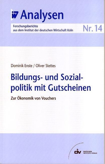 Produktbild: Bildungs- und Sozialpolitik mit Gutscheinen