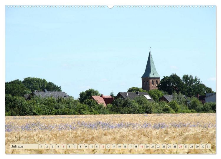 Produktbild: Hannoversches Wendland Vertr&auml;umtes Landleben (hochwertiger Premium Wandkalender 2026 DIN A2 quer), Kunstdruck in Hochglanz
