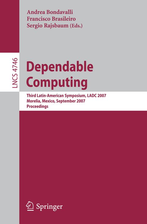 Bild vom Artikel Dependable Computing vom Autor Andrea Bondavalli