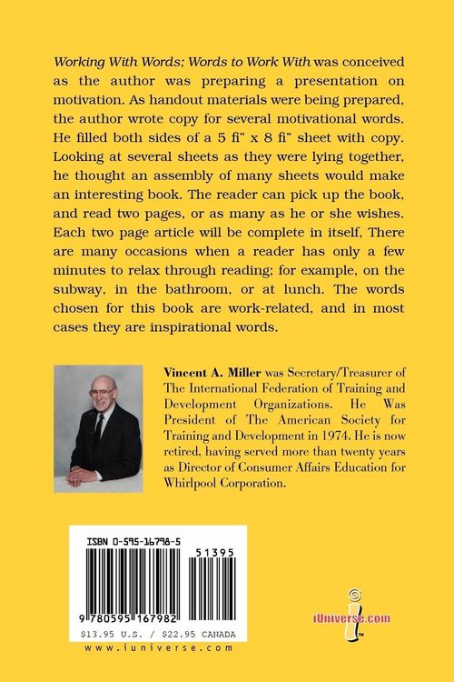 Produktbild: Working with Words; Words to Work With