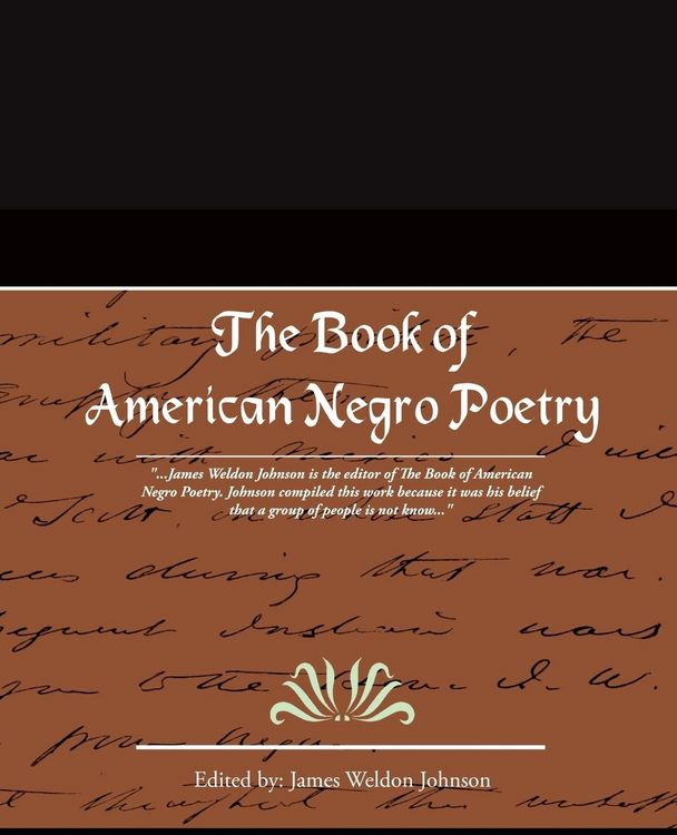 Produktbild: The Book of American Negro Poetry