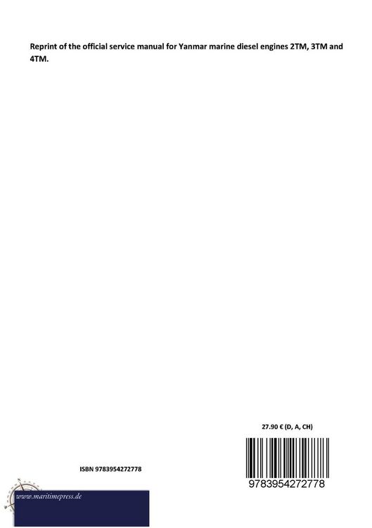 Produktbild: Yanmar Marine Diesel Engine 2tm, 3tm, 4tm