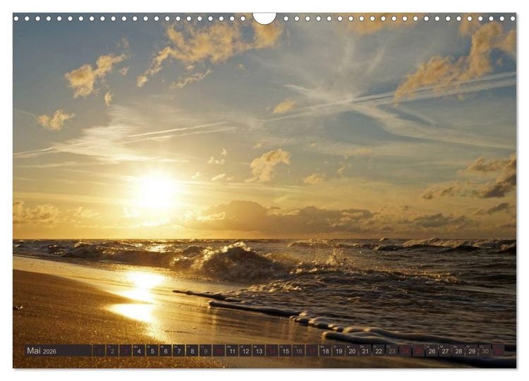 Produktbild: Die perfekte Welle (Wandkalender 2026 DIN A3 quer), CALVENDO Monatskalender