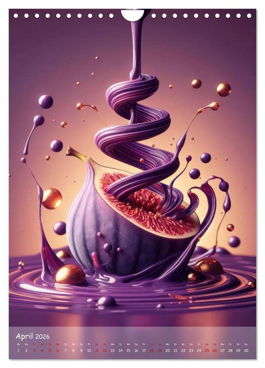 Produktbild: Quirlige Fr&uuml;chtchen (Wandkalender 2026 DIN A4 hoch), CALVENDO Monatskalender