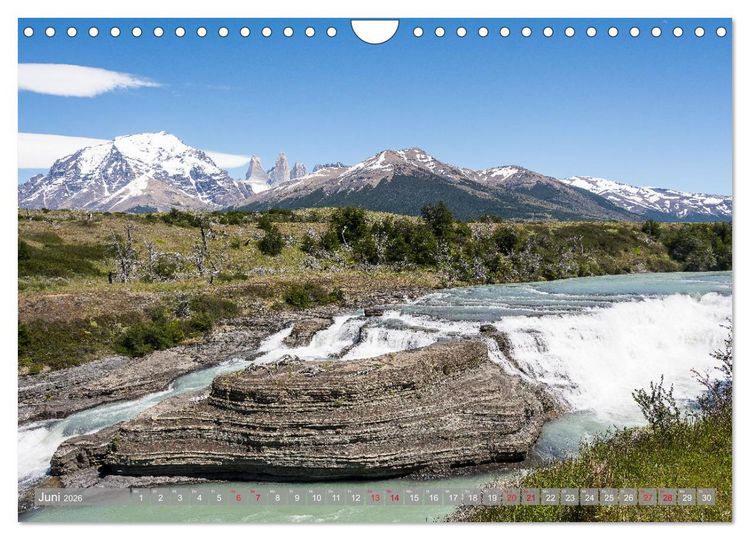 Produktbild: Patagonien - Eine Landschaft der Kontraste (Wandkalender 2026 DIN A4 quer), CALVENDO Monatskalender