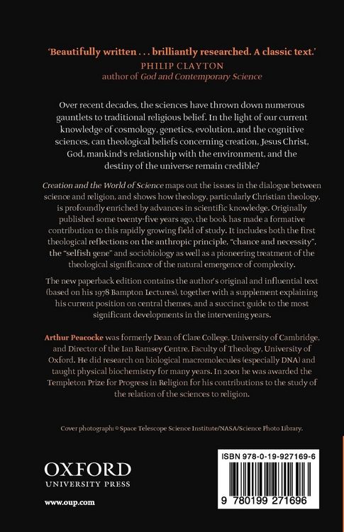 Produktbild: Creation and the World of Science