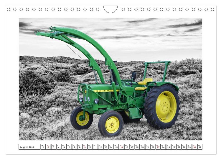 Produktbild: Traktoren - Oldtimer aus dem Ausland (Wandkalender 2026 DIN A4 quer), CALVENDO Monatskalender