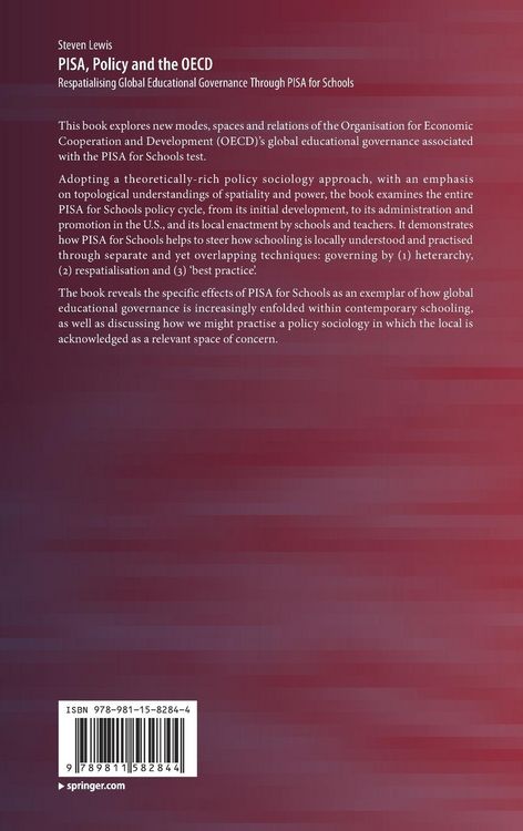 Produktbild: PISA, Policy and the OECD