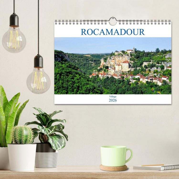 Produktbild: ROCAMADOUR Village (Calendrier mural 2026 DIN A4 vertical), CALVENDO calendrier mensuel