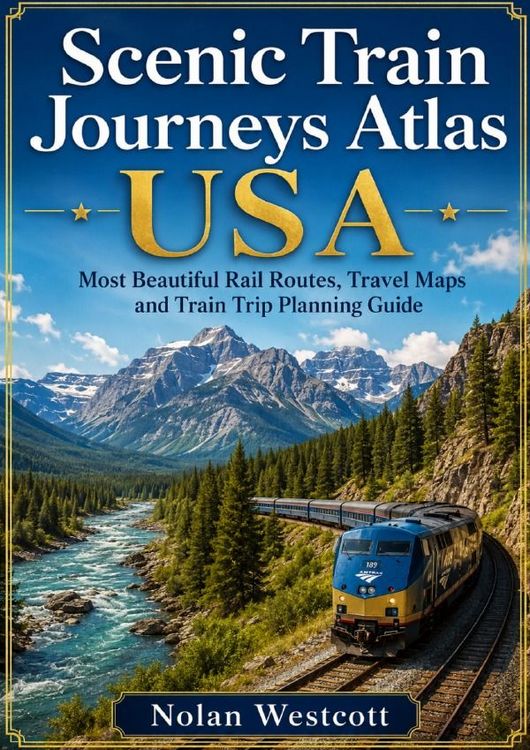 Produktbild: Scenic Train Journeys Atlas USA