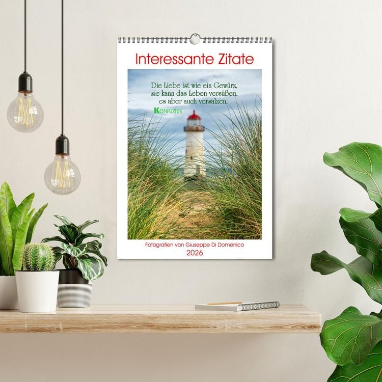 Produktbild: Interessante Zitate (Wandkalender 2026 DIN A3 hoch), CALVENDO Monatskalender