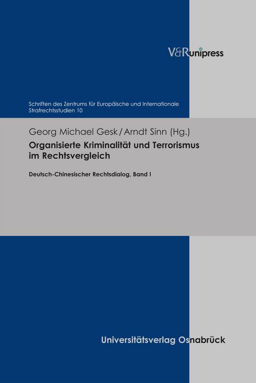 Produktbild: Organisierte Kriminalit&auml;t und Terrorismus im Rechtsvergleich