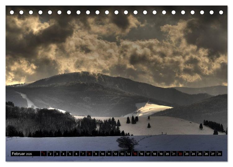 Produktbild: Romantischer Schwarzwald (Tischkalender 2026 DIN A5 quer), CALVENDO Monatskalender
