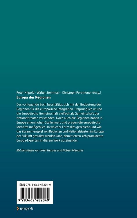 Produktbild: Europa der Regionen