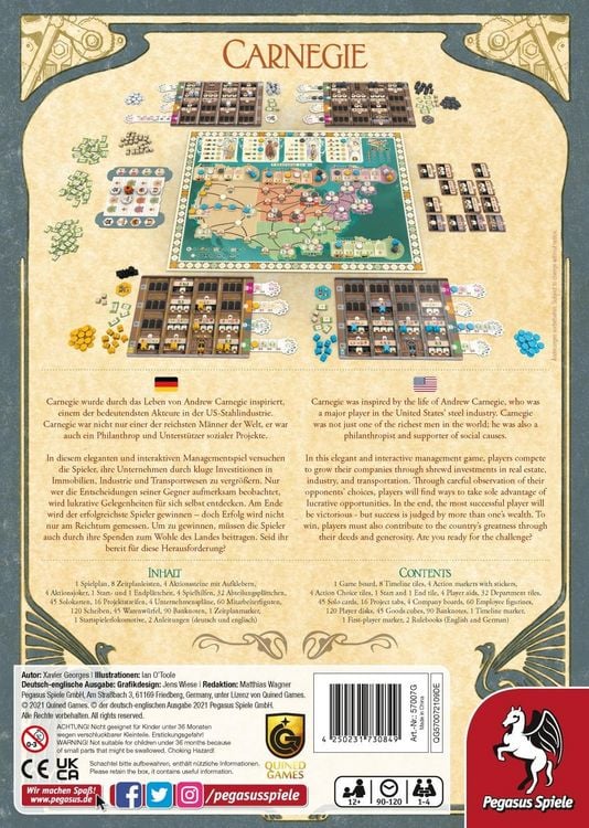 Produktbild: Carnegie (Spiel)
