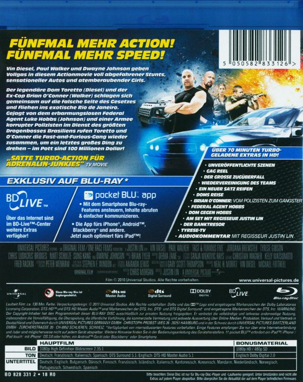 Fast Furious als Blu-ray kaufen