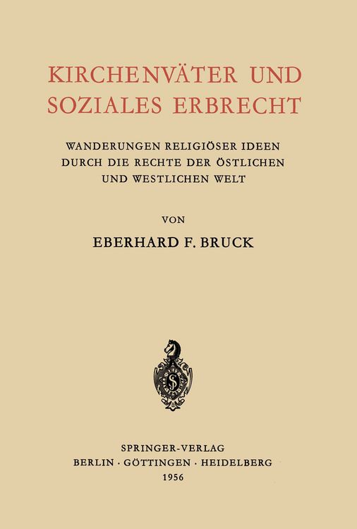 Produktbild: Kirchenv&auml;ter und Soziales Erbrecht