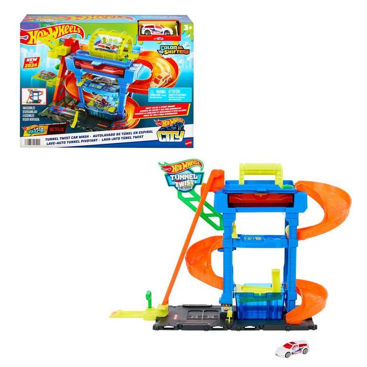 Produktbild: Hot Wheels City ECL Tunnel Twist Car Wash