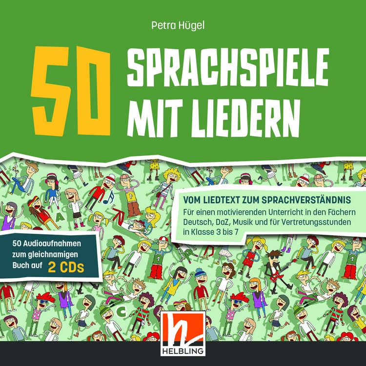 Produktbild: 50 Sprachspiele mit Liedern. Audio-Doppel-CD zum Buch