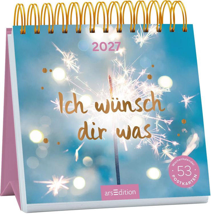 Produktbild: Postkartenkalender Ich w&uuml;nsch dir was 2027
