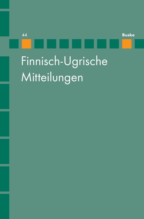 Produktbild: Finnisch-Ugrische Mitteilungen Band 44