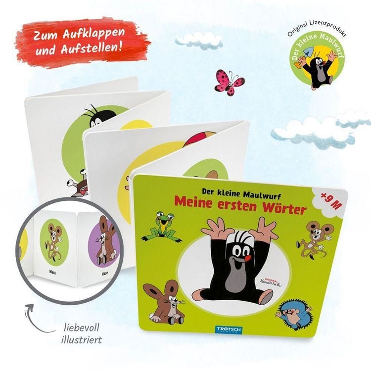 Produktbild: Tr&ouml;tsch Der kleine Maulwurf Leporello Meine ersten W&ouml;rter