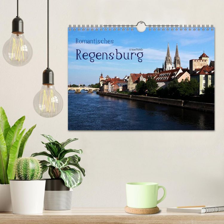 Produktbild: Romantisches Regensburg (Wandkalender 2026 DIN A4 quer), CALVENDO Monatskalender