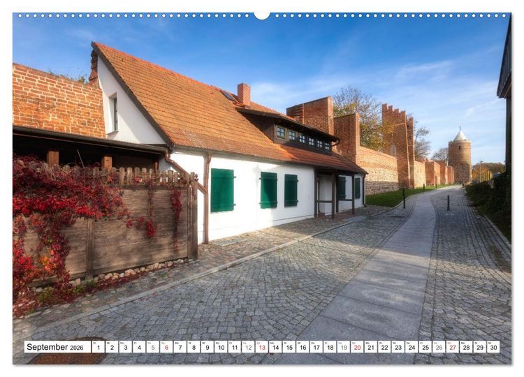 Produktbild: Prenzlau - im Wandel der Jahreszeiten (Wandkalender 2026 DIN A2 quer), CALVENDO Monatskalender