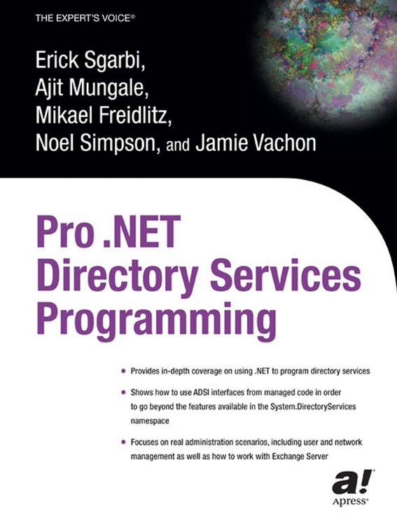 Produktbild: Pro .NET Directory Services Programming