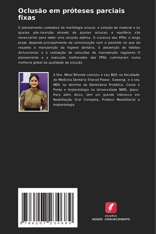 Produktbild: Oclus&atilde;o em pr&oacute;teses parciais fixas