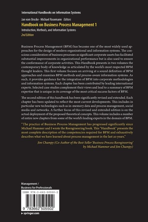 Produktbild: Handbook on Business Process Management 1