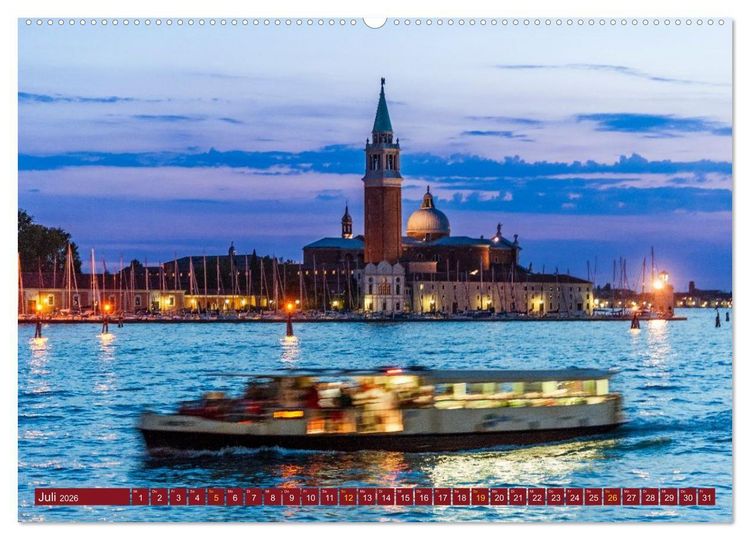 Produktbild: Venedig - Traum in der Lagune (Wandkalender 2026 DIN A2 quer), CALVENDO Monatskalender