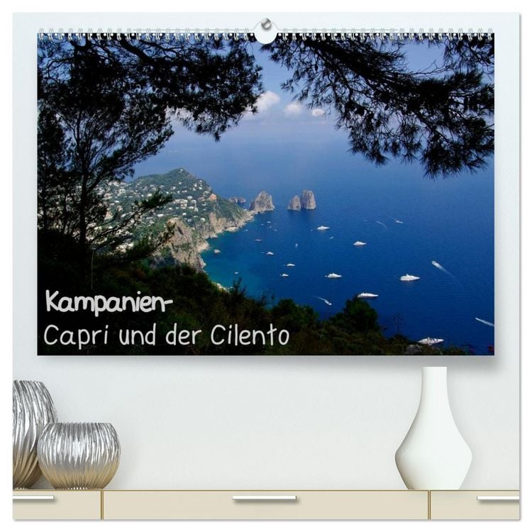 Produktbild: Kampanien &ndash; Capri und der Cilento (hochwertiger Premium Wandkalender 2026 DIN A2 quer), Kunstdruck in Hochglanz