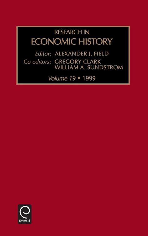 Produktbild: Research in Economic History